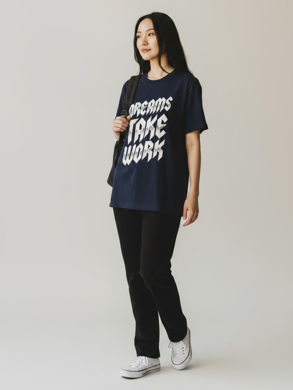 Dreams Take Work Graphic Tshirt Size Medium